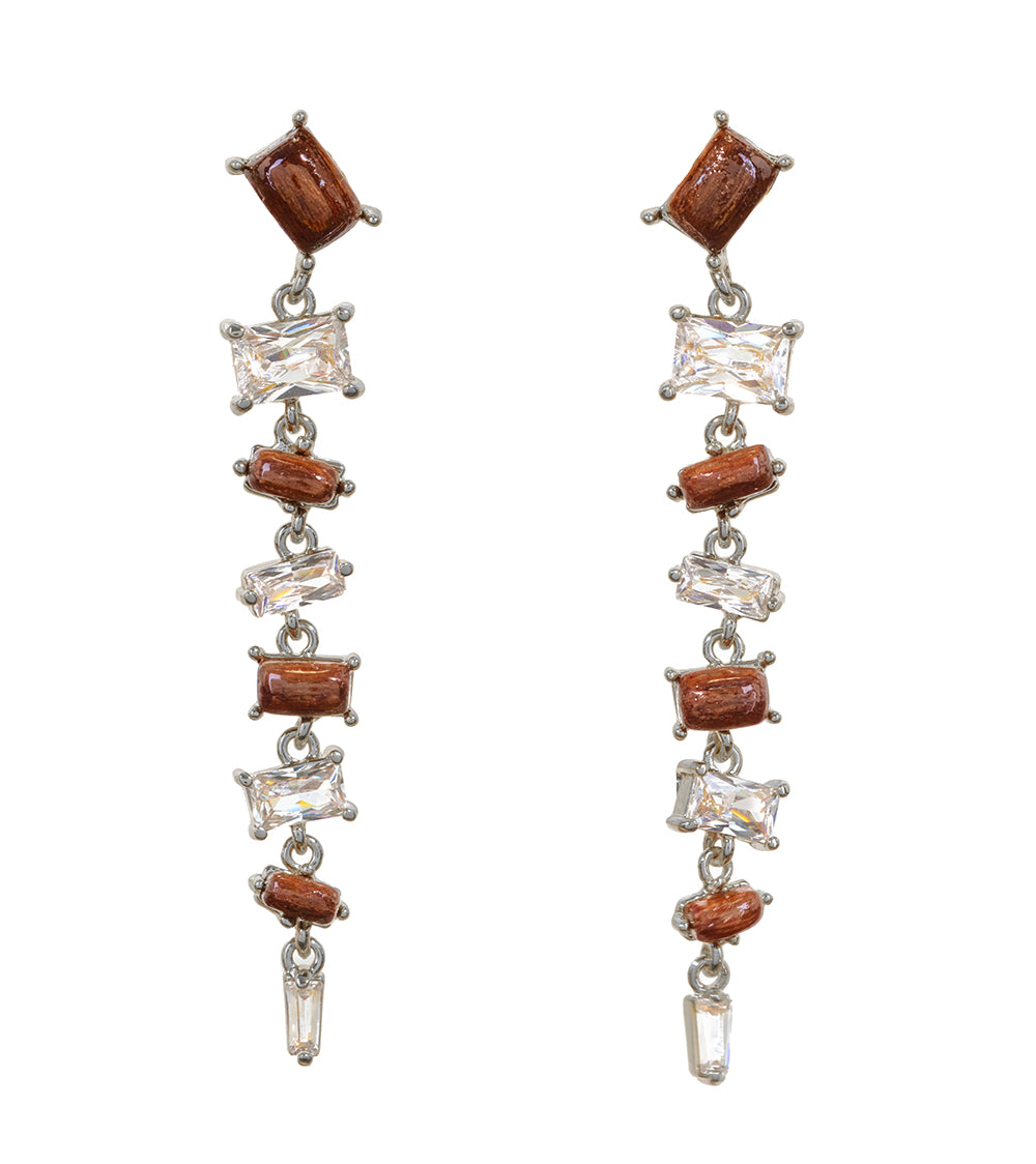 Koa CZ Earrings Koa Fine Jewelry- MJHC36028