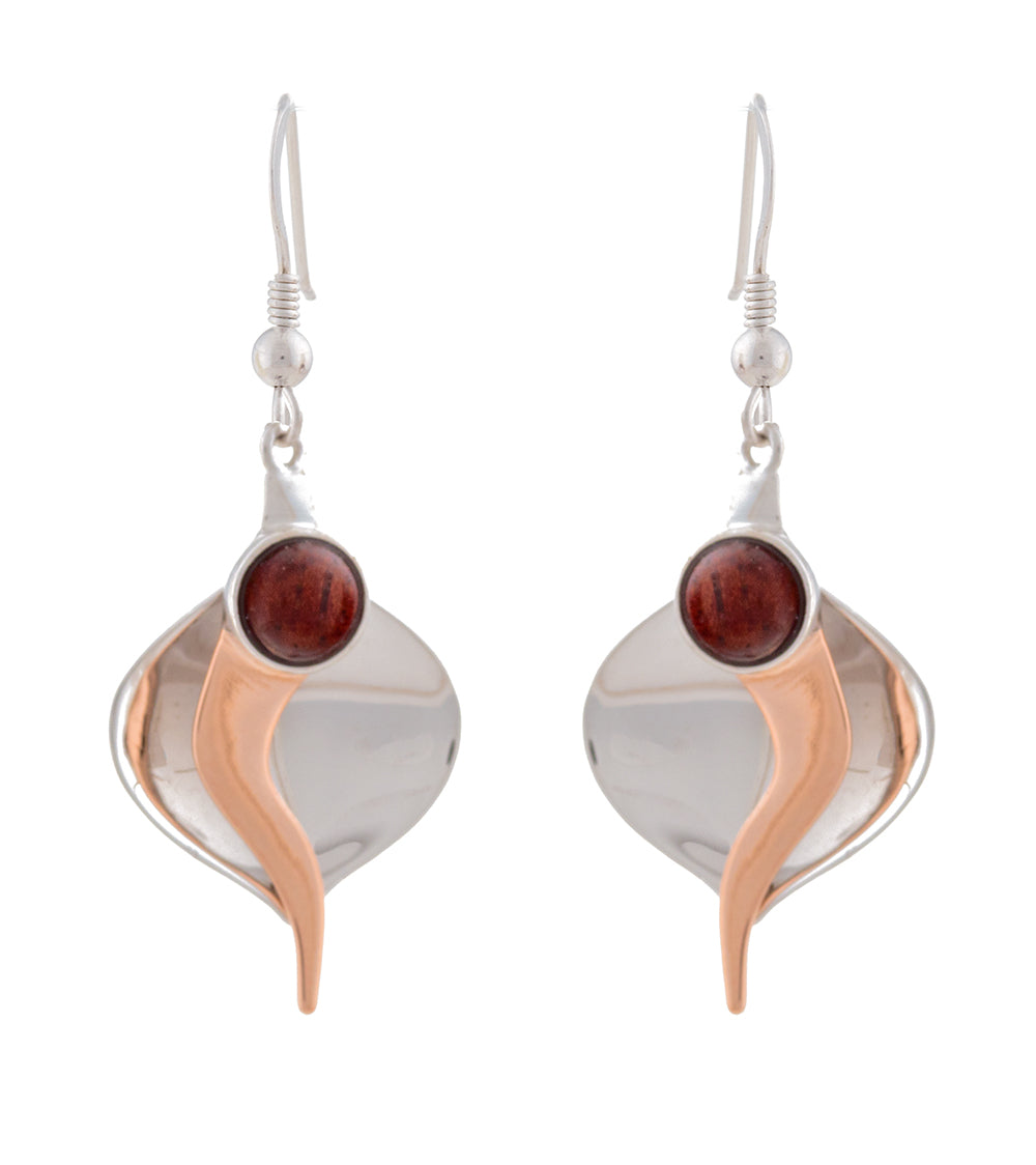 Pendientes de koa "Hua"