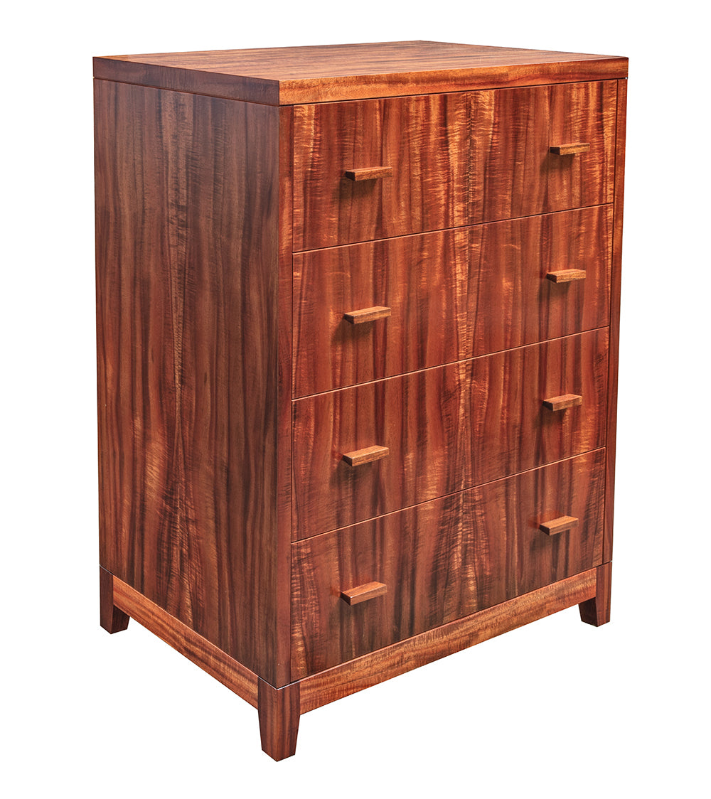 red mahogany dresser Acme Furniture Louis Philippe III 19525 style posts that enhance the decorative edge Moana Dresser, 4 Drawer
