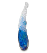Glass Sculpture  "Wave Vase" by Daniel Moe