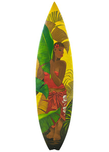 Surfboard "Under Banana Leaves" by Tim Nguyen