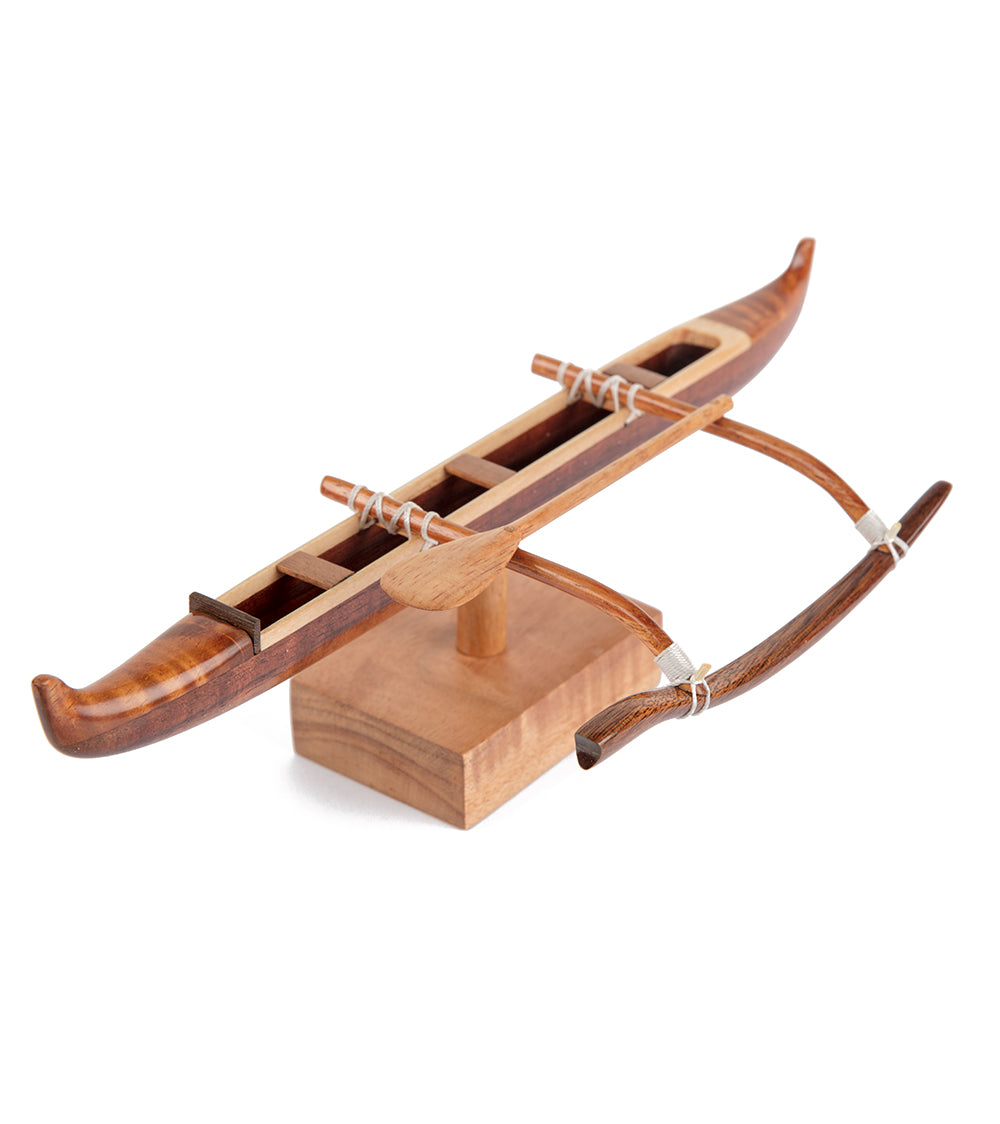 Koa 9”L Canoe “Mini Hawaiian Racing” by Francis Pimmel – Martin