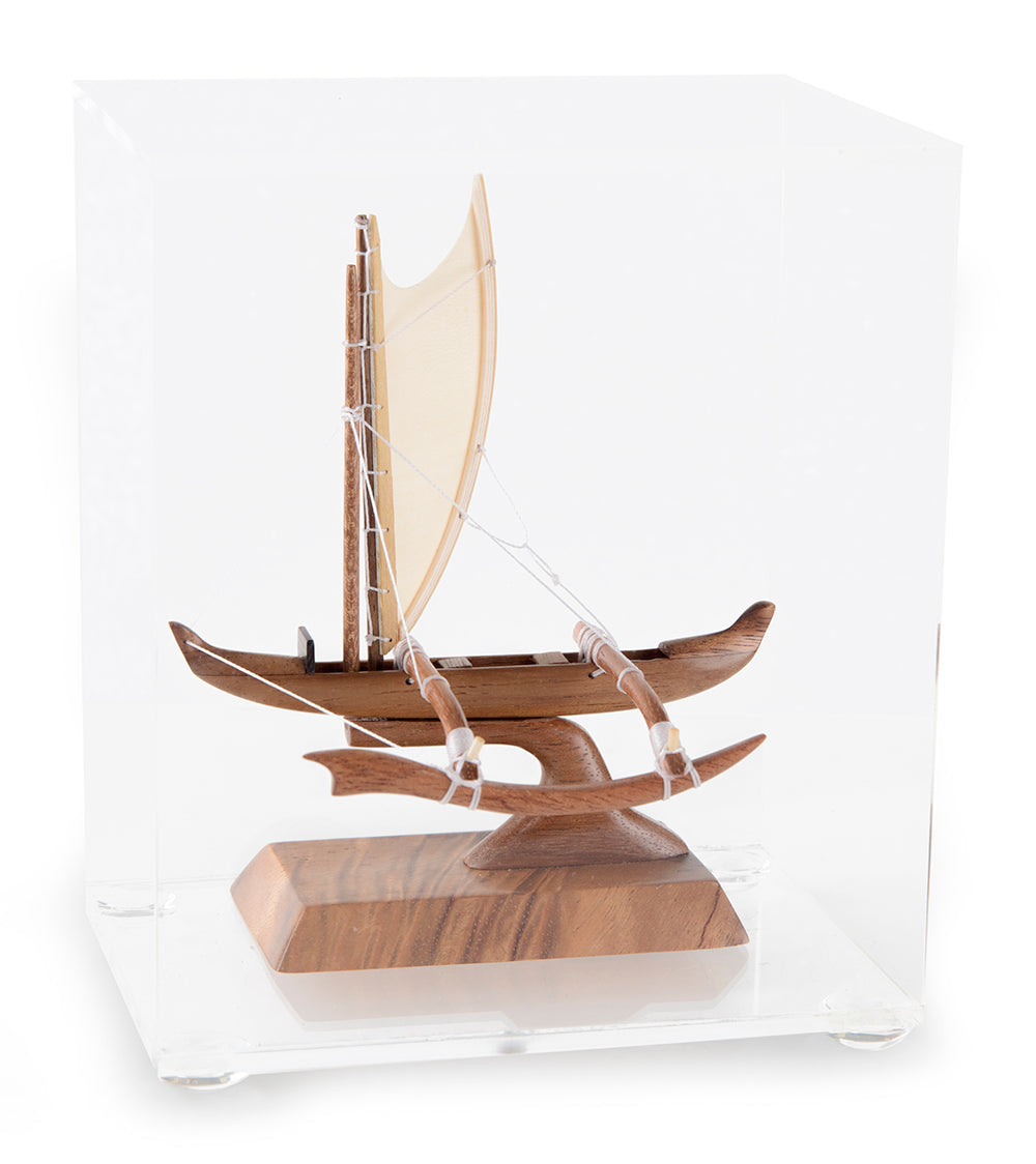 コア 4.5 インチ カヌー「マニニ ハワイアン フィッシング」 by フランシス ピンメル