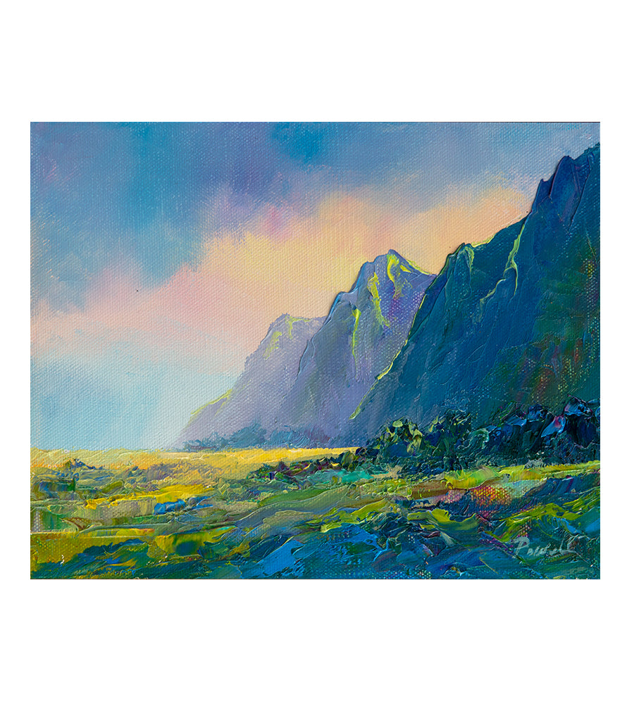 Original Painting: Windward Afternoon Light by Michael Powell 10x8