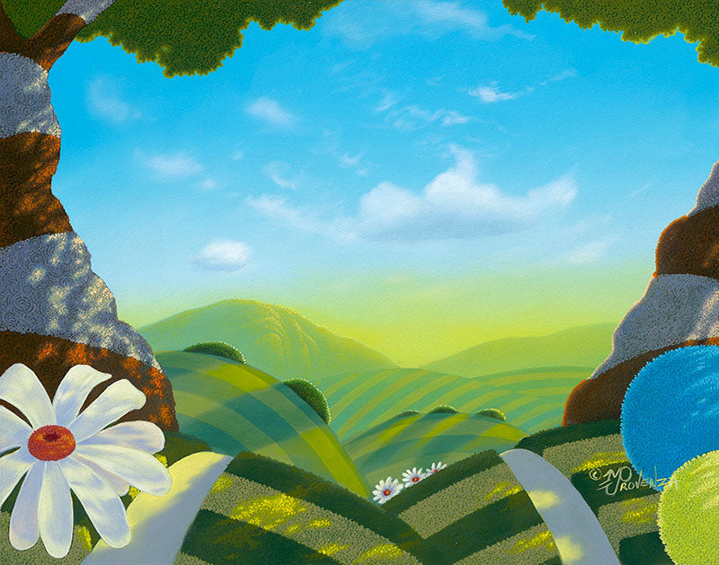 Pintura original: Luz dorada de Michael Provenza