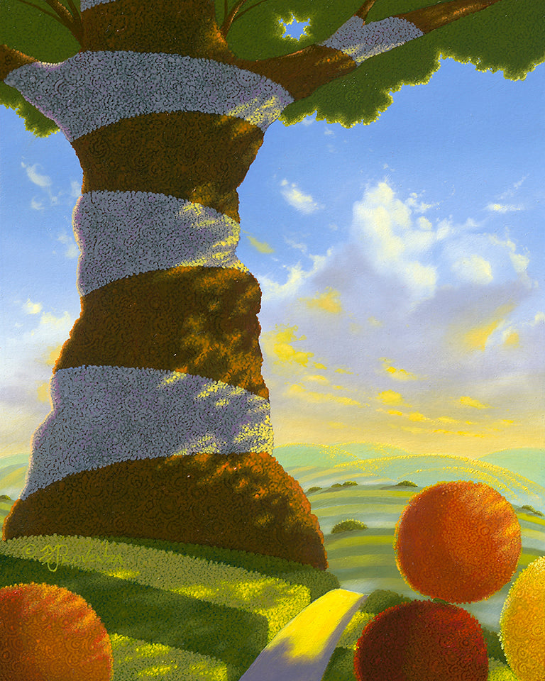 オリジナル絵画:マイケル・プロヴェンザ作「Harvest Poms」