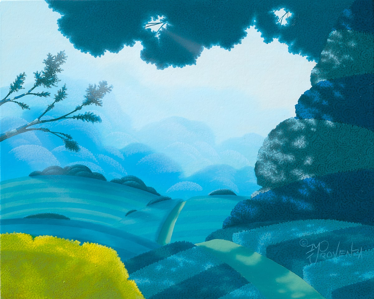 Pintura original: Rayos de luna de Michael Provenza