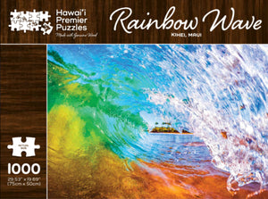 Rainbow Wave Wooden Jigsaw Puzzle