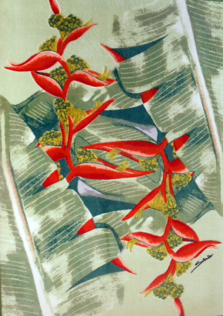 Vertical Heliconia by Philip Sabado