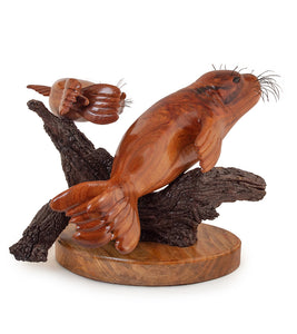 Koa Wood Sculpture "Native Naturals" by Craig Nichols
