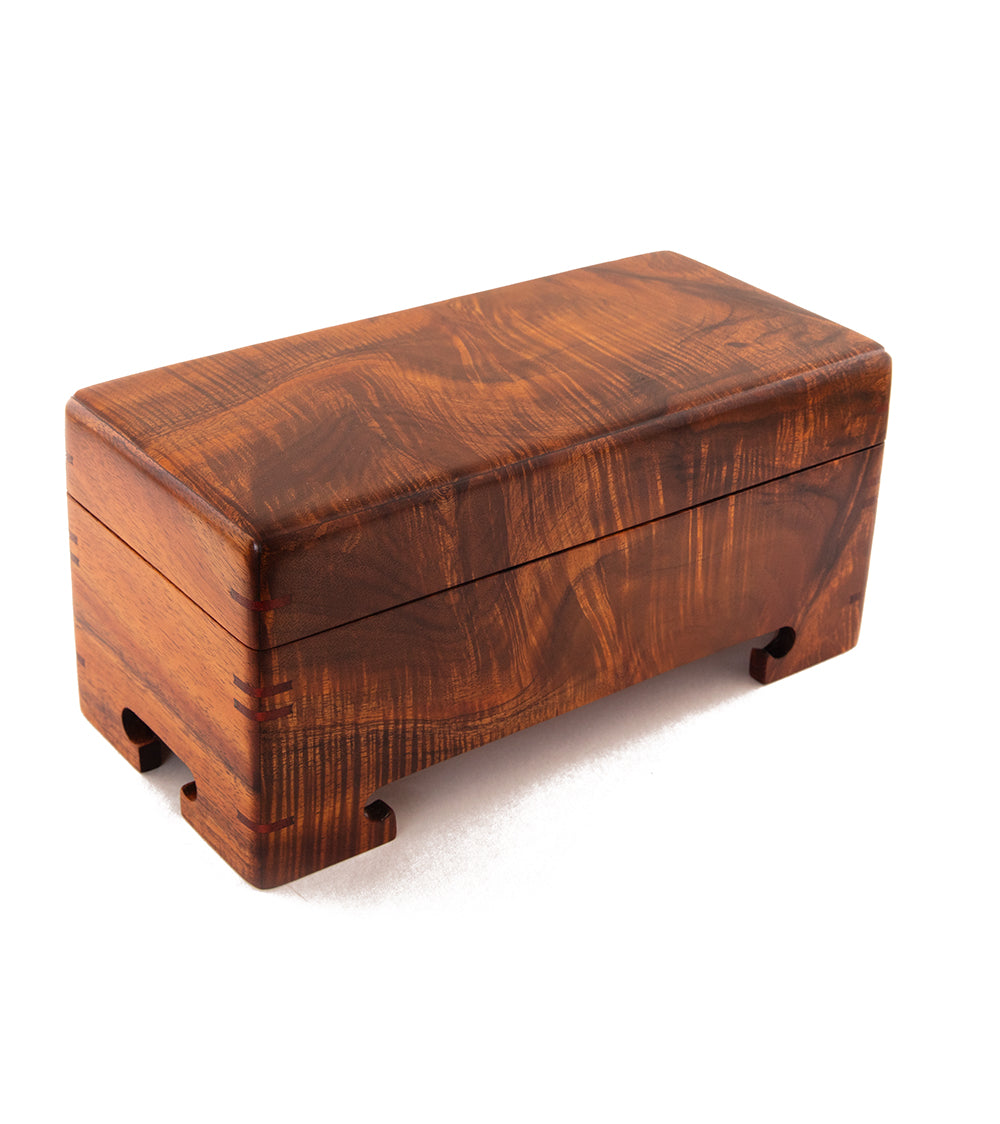 Roy Tsumoto ロイ ツモト 木製 アクセサリーBOX　ウッドクラフト Tsumoto Koa Jewelry Box - Large – Martin & MacArthur