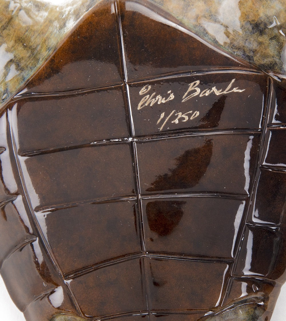 Bronze Sculpture "Voyager - Blue" by Chris Barela