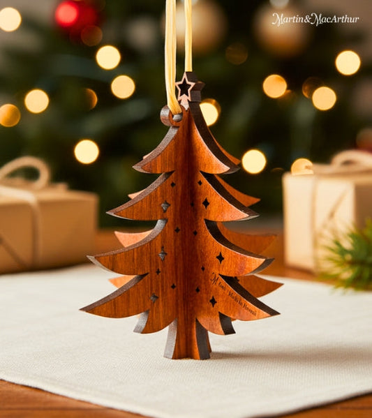Unique Wood Ornaments for Your Holiday and Christmas Décor