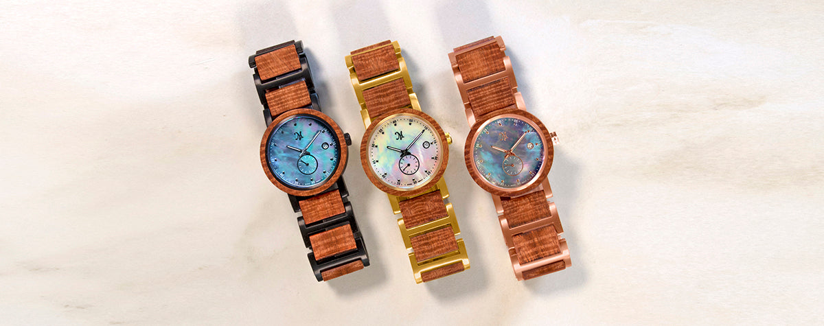 Hybrid Wood & Steel Watches