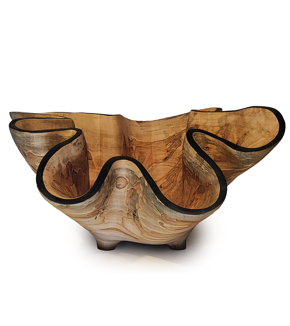 Vasija tallada "Ambrosía Azul II" de Andy DiPietro