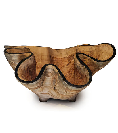 Vasija tallada "Ambrosía Azul II" de Andy DiPietro