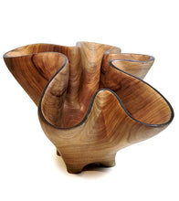 Carved Vessel "Undulating Walnut Bowl II" by Andy DiPietro