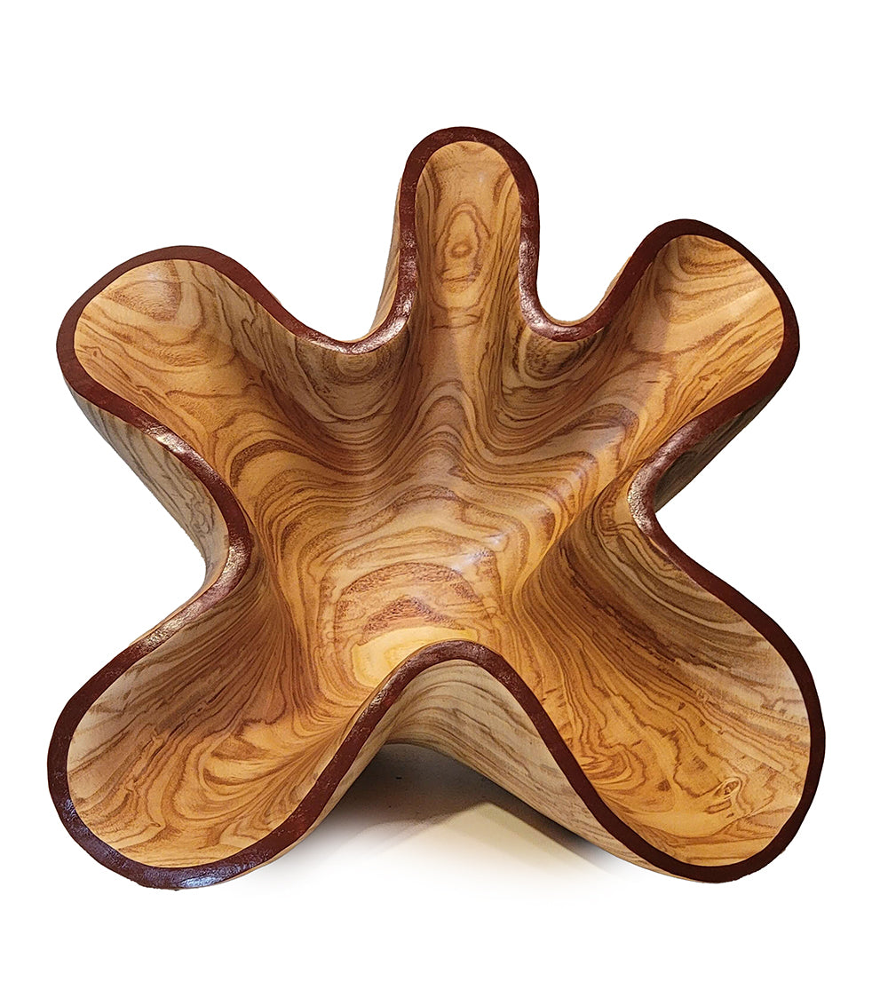 Vasija tallada "Cañón del Antílope" de Andy DiPietro