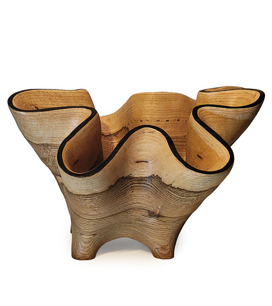 Vasija tallada "Cuenco de roble blanco" de Andy DiPietro