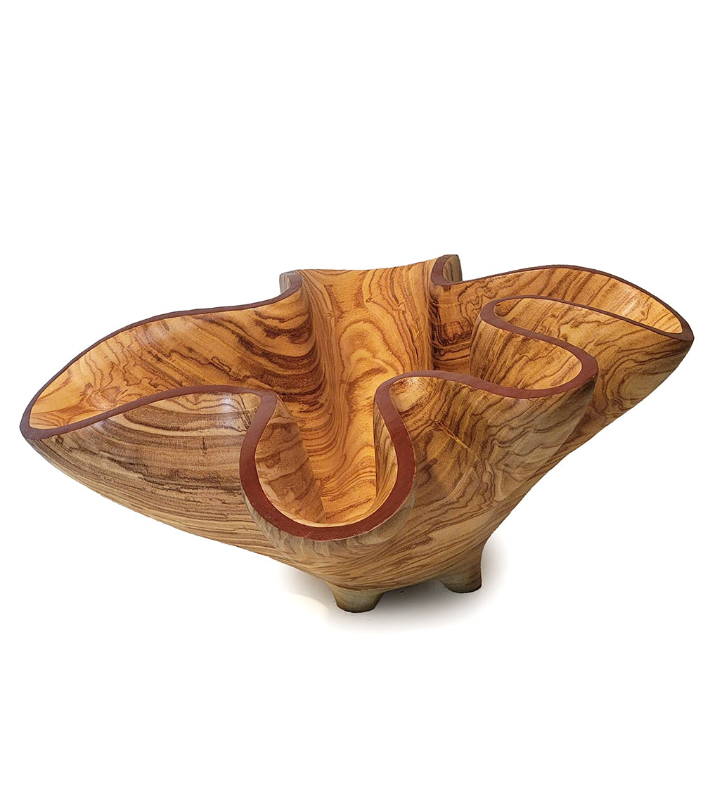 Vasija tallada "Cañón del Antílope" de Andy DiPietro