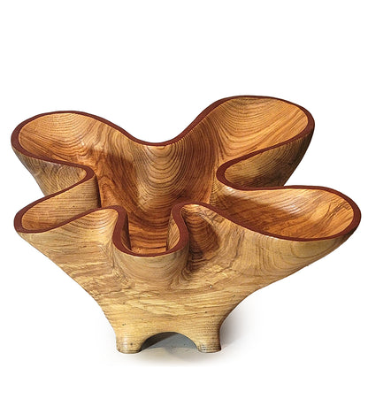 Vasija tallada "Flor del Cañón II" de Andy DiPietro