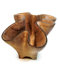 Carved Vessel "Undulating Walnut Bowl II" by Andy DiPietro