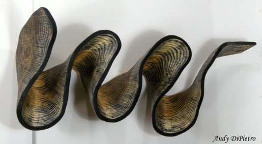 Escultura de pared "Concha de Fibonacci y Ambrosía" de Andy DiPietro