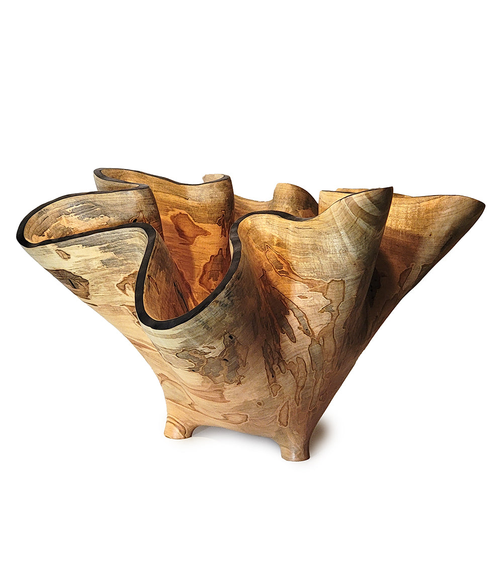 Vasija tallada "Ambrosía Azul" de Andy DiPietro