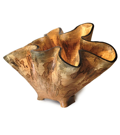 Vasija tallada "Ambrosía Azul" de Andy DiPietro