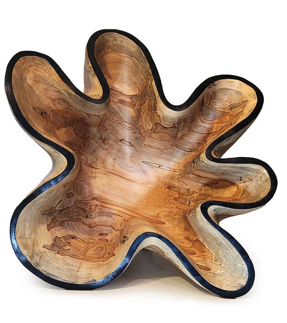 Vasija tallada "Ambrosía Azul II" de Andy DiPietro