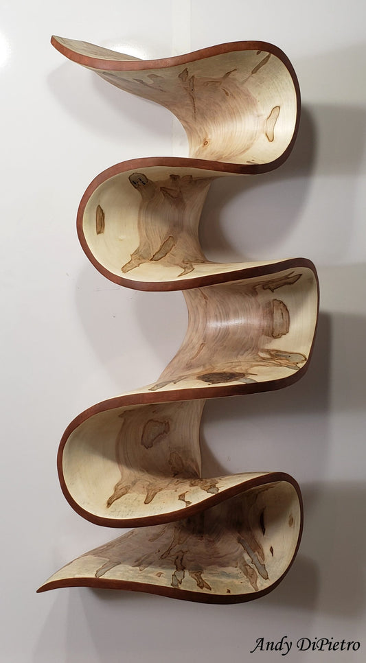 Escultura de pared "Concha de Fibonacci y Ambrosía" de Andy DiPietro