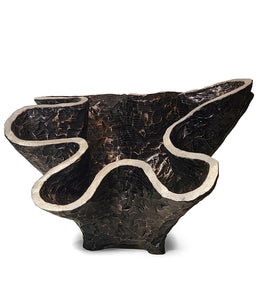 Carved Vessel "Textured Ash" by Andy DiPietro