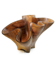 Carved Vessel "Undulating Walnut Bowl II" by Andy DiPietro