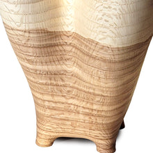 Carved Vessel "Undulating Oak Vase" by Andy DiPietro