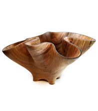 Carved Vessel "Undulating Walnut Bowl II" by Andy DiPietro