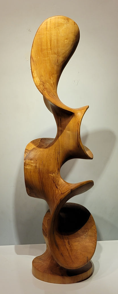 Carved Sculpture "Path Less Traveled" by Andy DiPietro