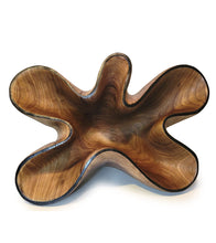 Carved Vessel "Undulating Walnut Bowl II" by Andy DiPietro