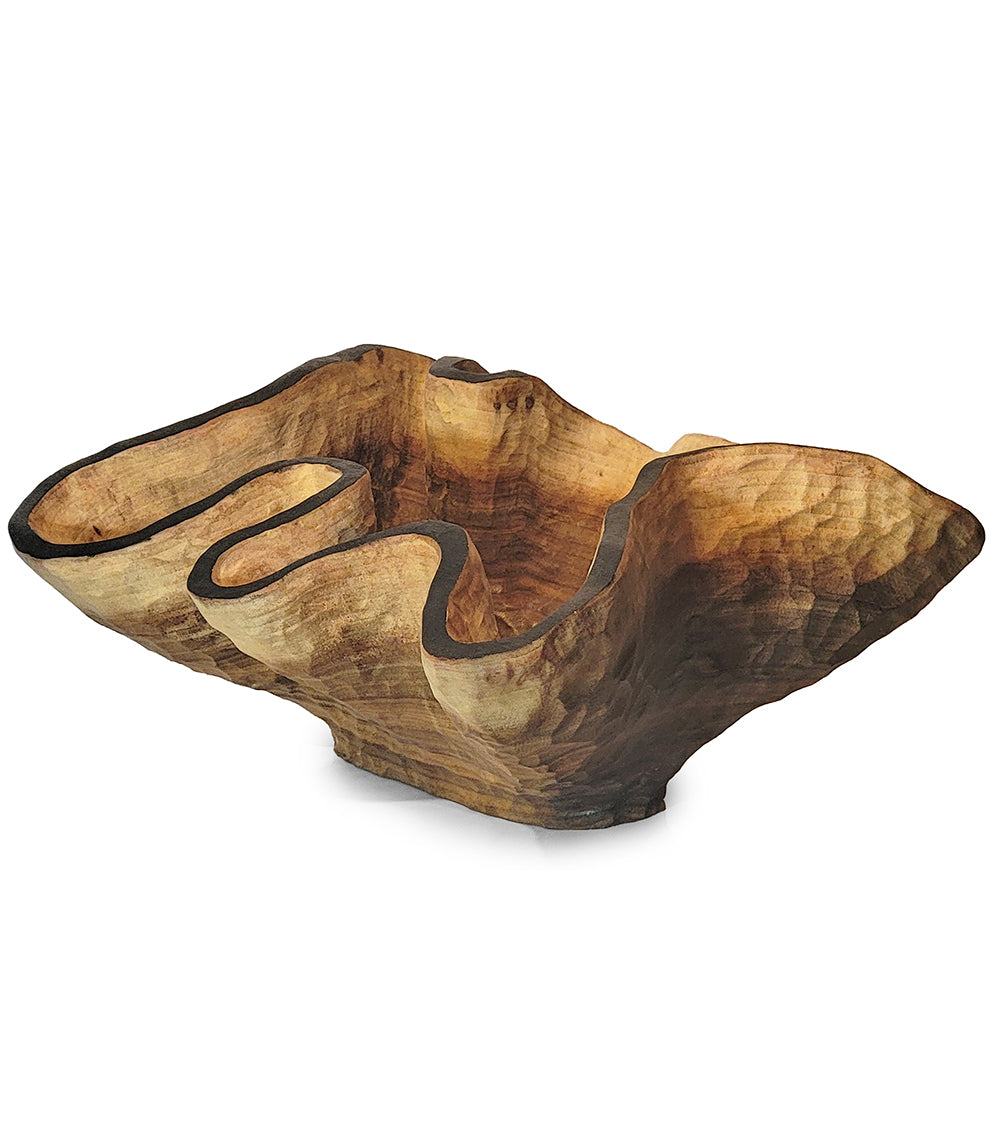 Vasija tallada "Nogal texturizado" de Andy DiPietro