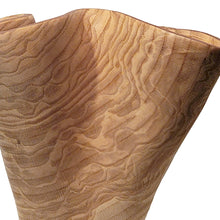 Carved Vessel "Undulating Oak Vase II" by Andy DiPietro