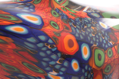 Glass Sculpture "Charging Bull" by Ben Silver