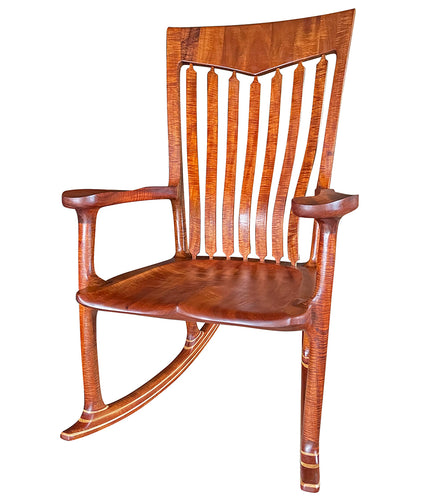 Curly Koa Rocking Chair By Alex Franceschini