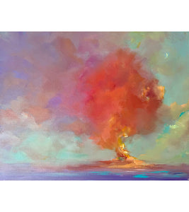 Sun Sets Sail 20" x 16" by Sibet Alspaugh