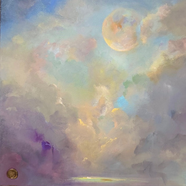 Secretos de la luna 12" x 12" de Sibet Alspaugh