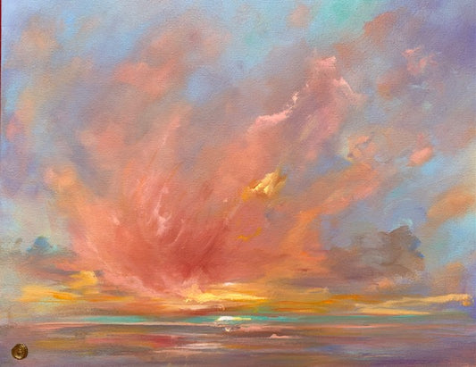 Algunos finales son comienzos 20" x 16" por Sibet Alspaugh