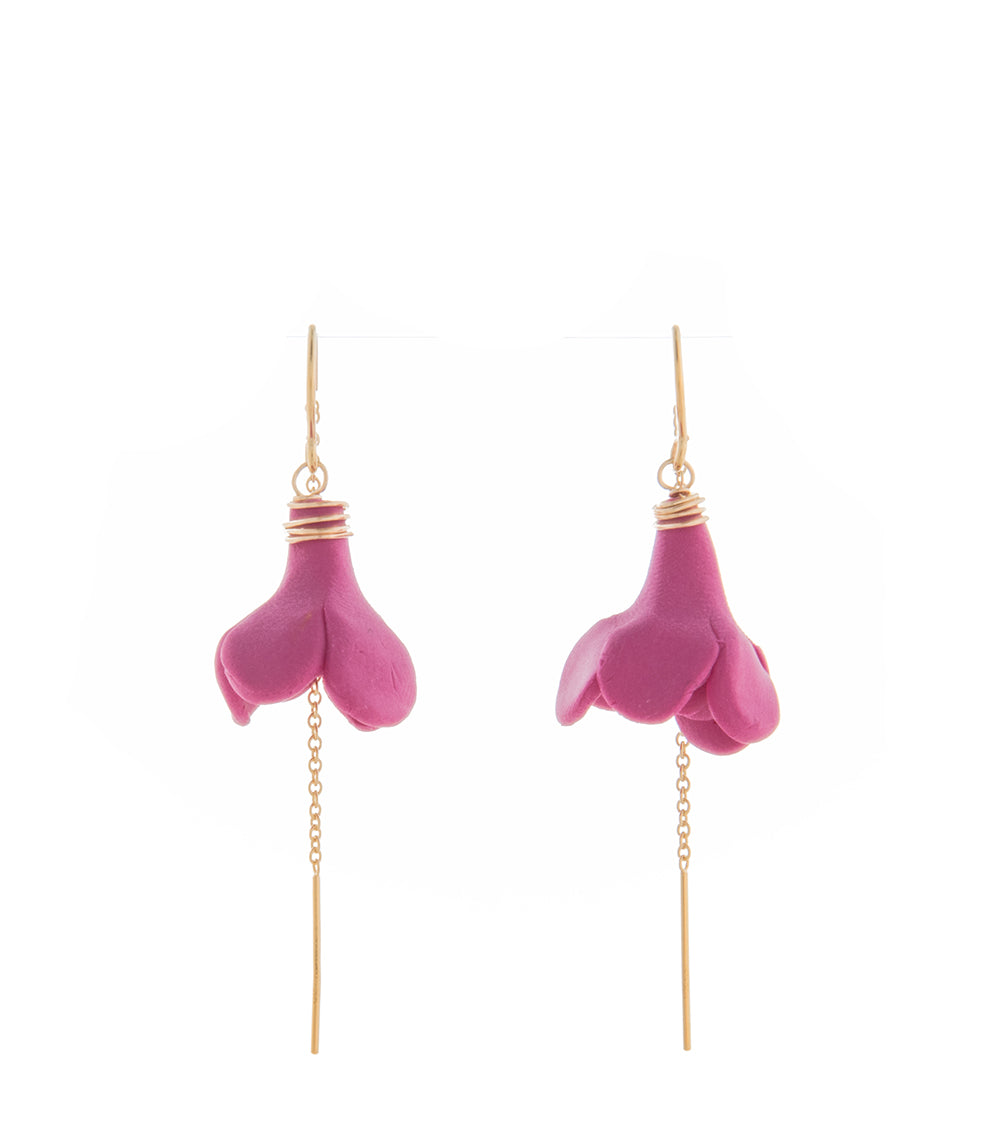 Threader Pink Lokelani Earrings