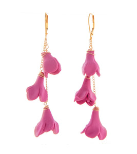 Naiah Pink Lokelani Drop Earrings