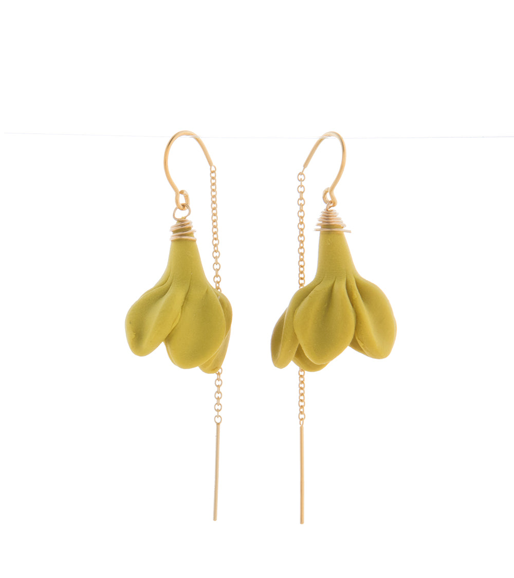 Threader Green Pakalana Earrings