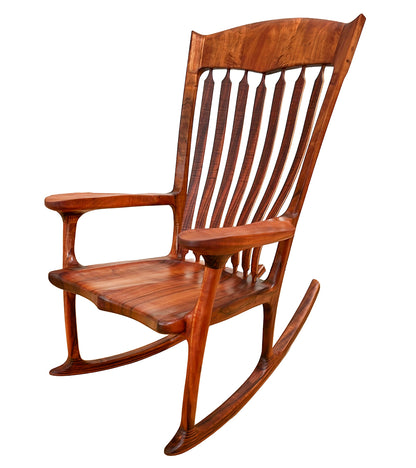Curly Koa Rocking Chair By Alex Franceschini