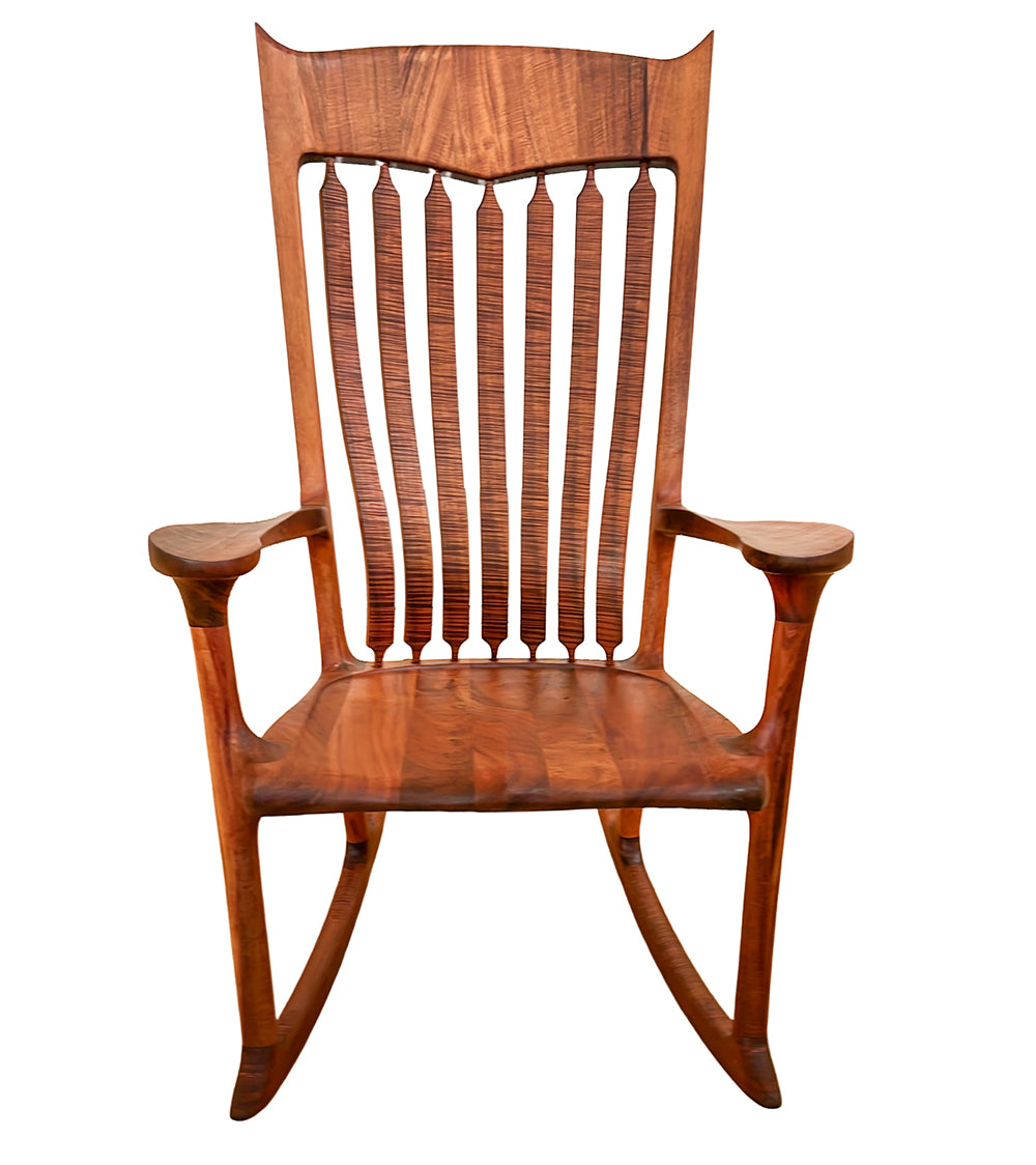 Curly Koa Rocking Chair By Alex Franceschini
