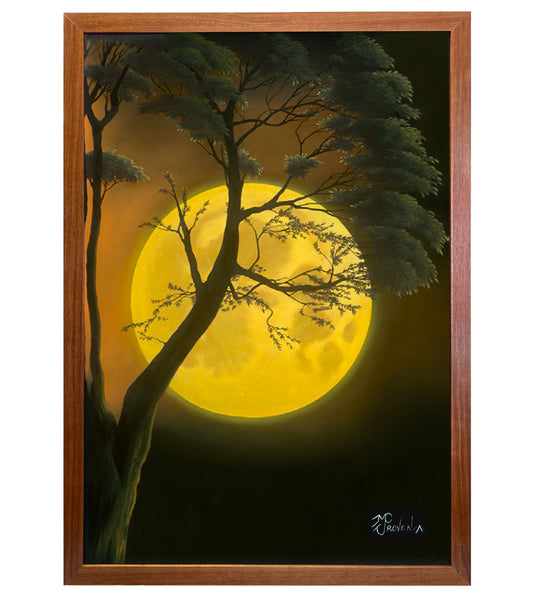 Pintura original: Luna Ámbar de Michael Provenza